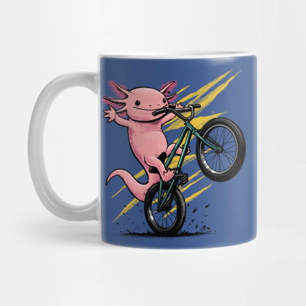 Axolotl on Wheels by GoshWow®